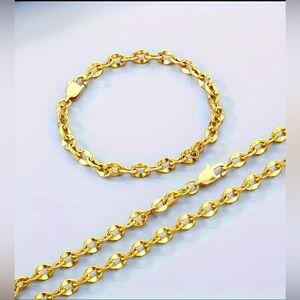 Unisex Necklace and Bracelet Set